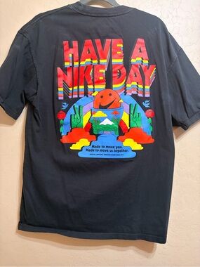 Nike Black Short-Sleeve 'Have A Nike Day' Graphic Tee
